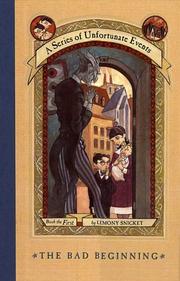 The bad beginning  Cover Image