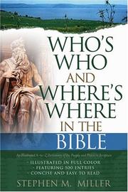 Who's who and where's where in the Bible  Cover Image