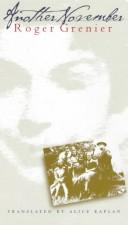 Another November = Le pierrot noir  Cover Image