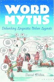 Word myths : debunking linguistic urban legends  Cover Image