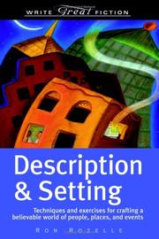 Write great fiction : description & setting  Cover Image