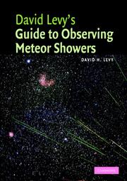 David Levy's guide to observing meteor showers  Cover Image