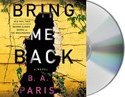 Bring me back Cover Image