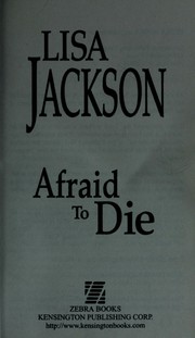 Afraid to die  Cover Image