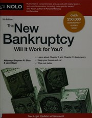 The new bankruptcy : will it work for you?  Cover Image
