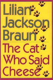 The cat who said cheese Cover Image