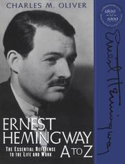 Ernest Hemingway A to Z : the essential reference to the life and work  Cover Image
