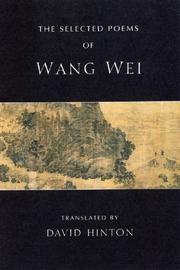 The selected poems of Wang Wei  Cover Image