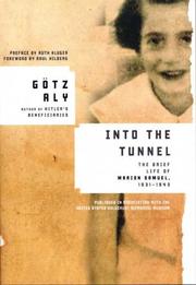 Into the tunnel : the brief life of Marion Samuel, 1931-1943  Cover Image
