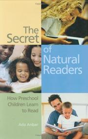 The secret of natural readers : how preschool children learn to read  Cover Image